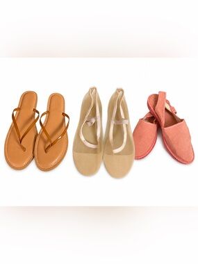 Three (3) Pairs Size 11 Summer Shoes NWOT